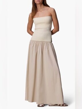 rag & bone Alicia Poplin Maxi Skirt
